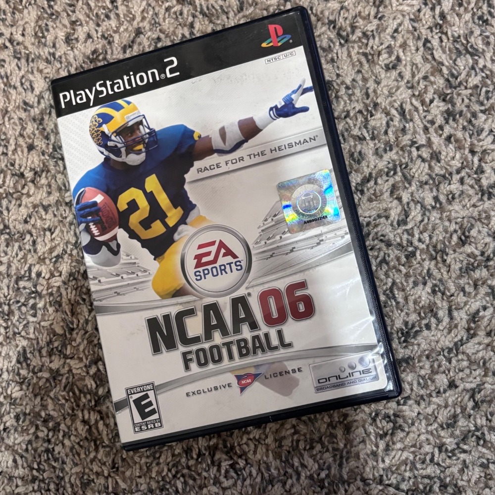 EA Sports NCAA Football 06 Sony PlayStation 2 PS2 Game Complete CIB Works